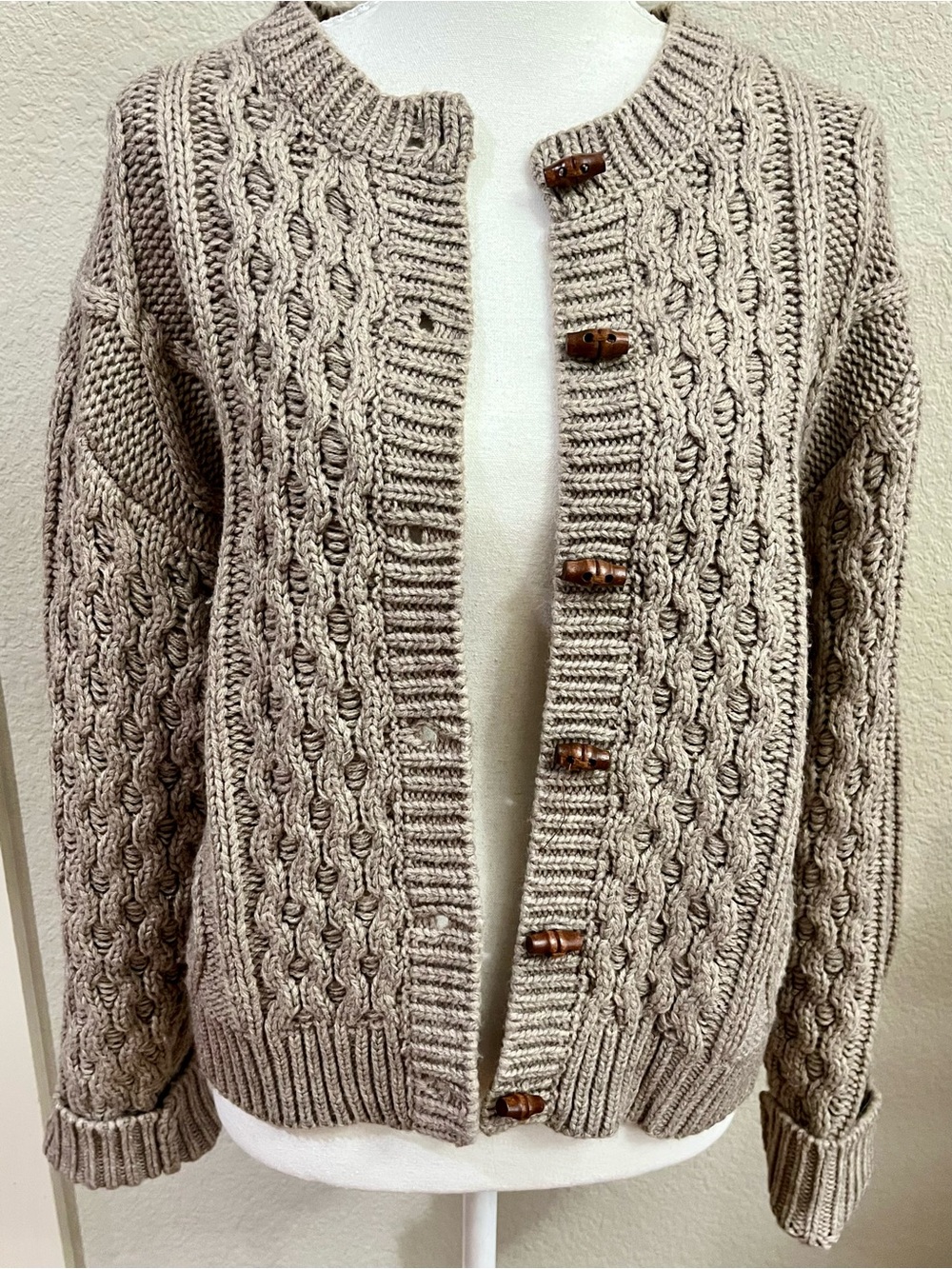 Meneah Cable Knit Cardigan by VICI